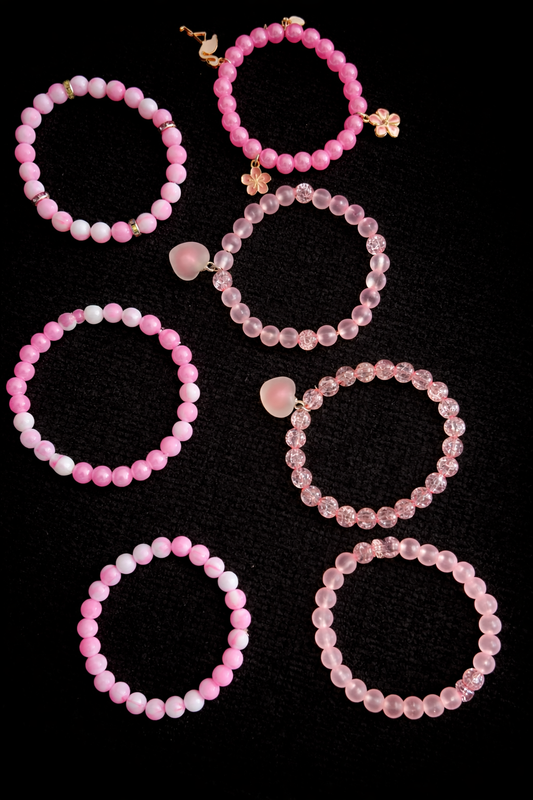 Plastic Beaded Bracelets