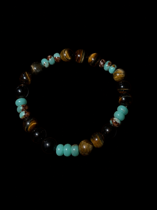 Earth & Sky Beaded Bracelet